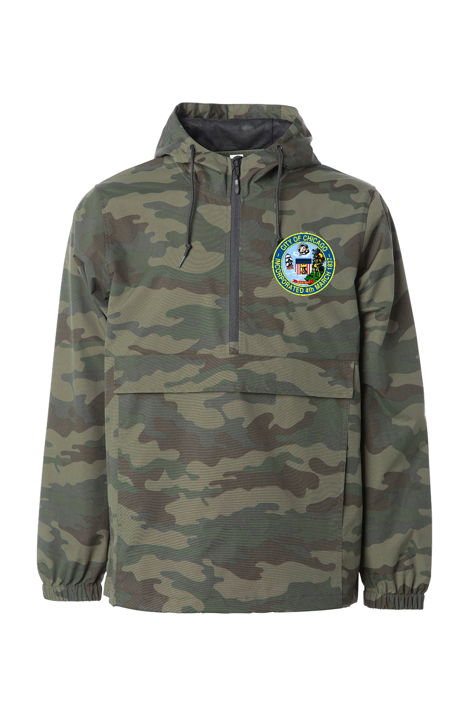 Game Day Shoes Forest Camo Anorak Jacket