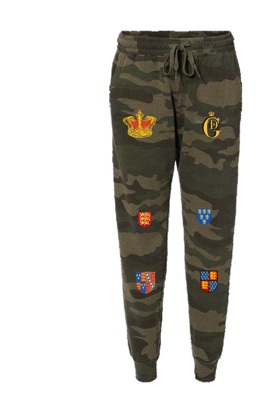 Game Day Swagg - Royal Army Womens Camo Wash Sweat