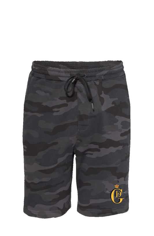 Game Day Swagg Black Camo Shorts