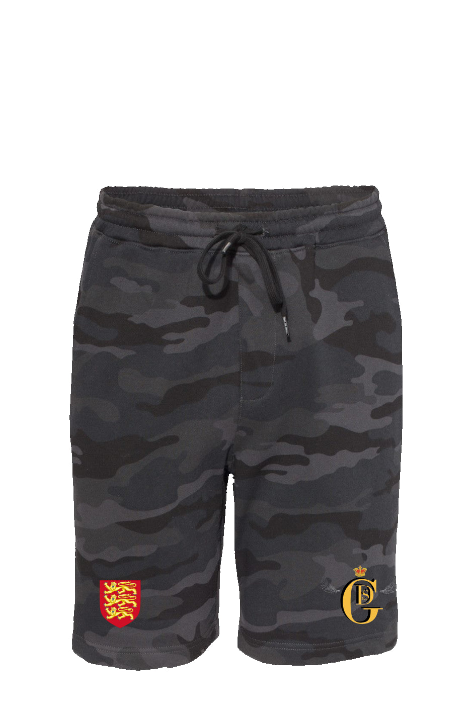 Game Day Swagg Black Camo Shorts